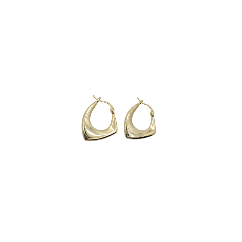 flat irregular earrings flat